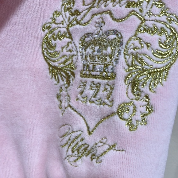 Pink Ruffled Robe with Belt - Picture 2 of 8